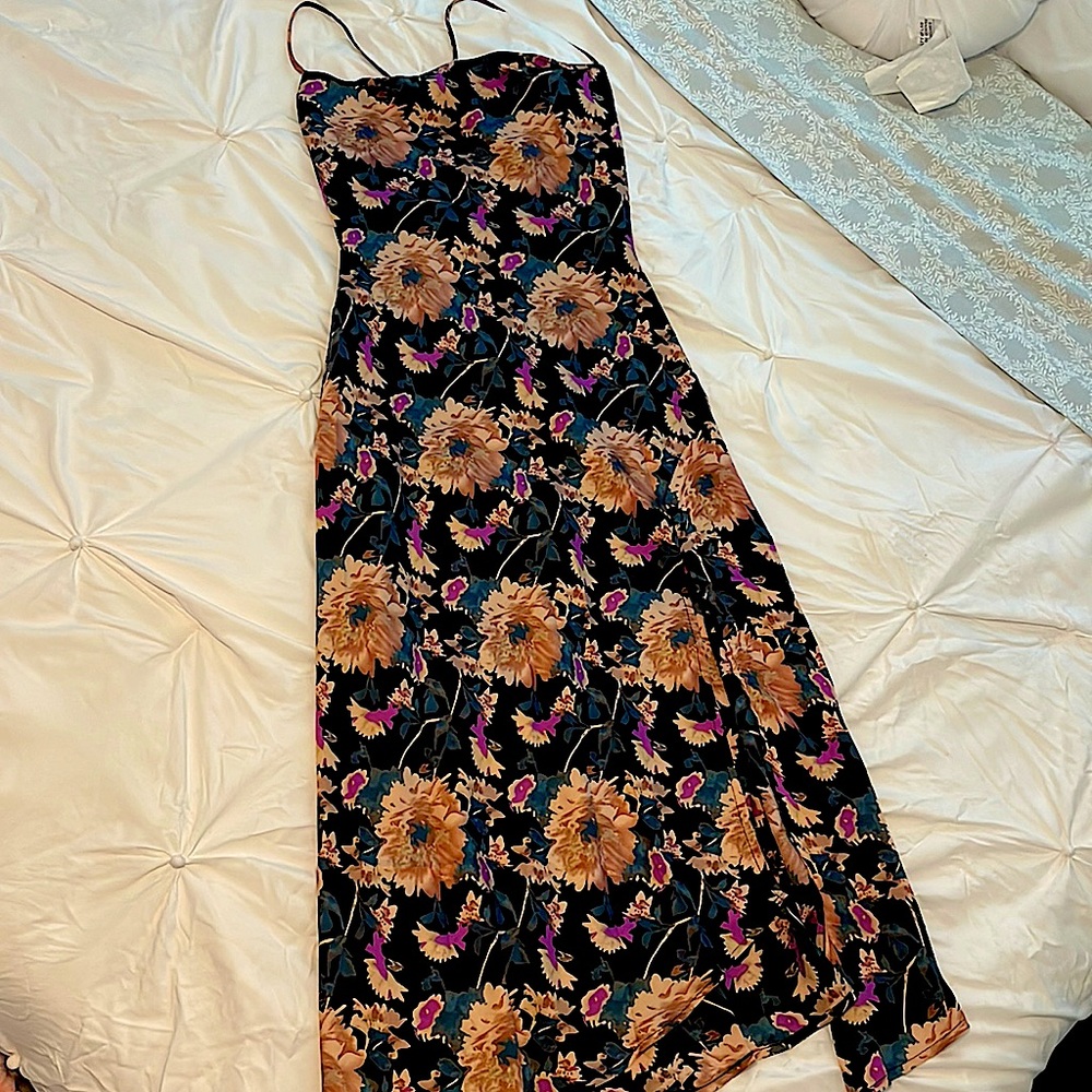 ASTR Slit Cocktail Dress
